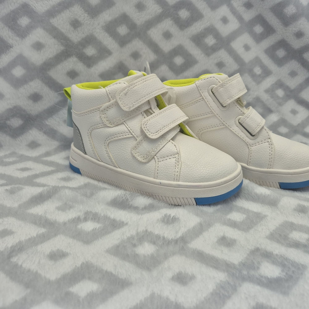 Cat & Jack White and Blue Kids Sneakers (Size 9 Toddler)